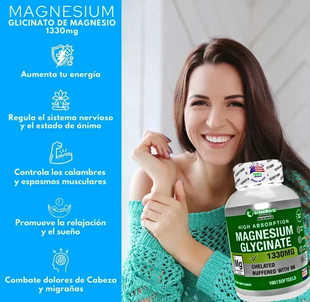 GLICINATO DE MAGNESIO 1.330 mg